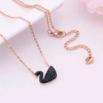Noir Swan Elegance Necklace - Image 2