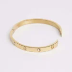 Glam Lock Bangle Bracelet - Image 4