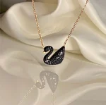 Noir Swan Elegance Necklace