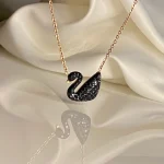 Noir Swan Elegance Necklace