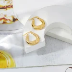 Chic Aura Hoops Earrings - Image 3