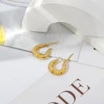 Chic Aura Hoops Earrings - Image 4