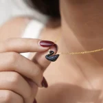 Noir Swan Elegance Necklace - Image 3