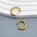 Orbit Minimal Hoop Earrings - Image 3