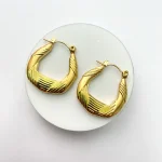 Chic Aura Hoops Earrings - Image 5