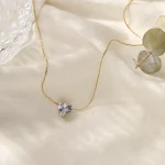 Sweetheart Sparkle Pendant Necklace - Image 2