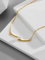 Lunar Arc Pearl Necklace - Image 5