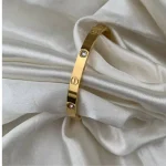 Glam Lock Bangle Bracelet - Image 3