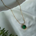 Emerald Greenstone Delight Necklace - Image 2