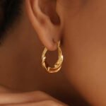 Glimmer Loop Earrings - Image 2