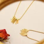 Leafy Charm Necklace - Image 3