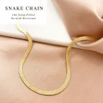 Sleek Serpent Trail Necklace - Image 3