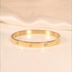Glam Lock Bangle Bracelet