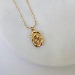 Radiant Petal Rose Elegance Pendant Necklace - Image 5