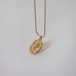 Radiant Petal Rose Elegance Pendant Necklace - Image 6