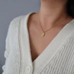Radiant Petal Rose Elegance Pendant Necklace - Image 3