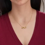 Infinity Embrace Pendant Necklace - Image 3