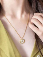 Mystic Moon Halo Necklace - Image 5