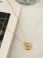 Mystic Moon Halo Necklace - Image 2