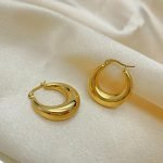Golden Orbit Hoops earrings