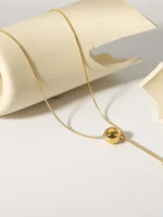 Equinox Drop Pendulum Necklace - Image 3