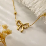 Blissful Bow Necklace - Image 4