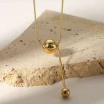 Equinox Drop Pendulum Necklace - Image 2