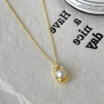 Oasis Pearl Charm Necklace - Image 4