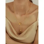 Equinox Drop Pendulum Necklace - Image 4