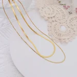 Slither & Line Layers necklace