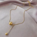 Equinox Drop Pendulum Necklace - Image 5