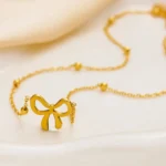 Blissful Bow Necklace