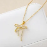 Starlit Ribbon Shine Necklace - Image 5