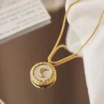 Mystic Moon Halo Necklace