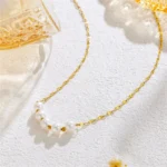 Serenity Horizon Pearl Necklace - Image 2