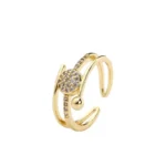 Stellar Spark Charm Adjustable Ring - Image 3