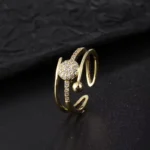 Stellar Spark Charm Adjustable Ring - Image 2