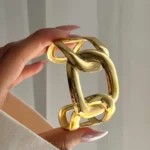 Lustrous Horizon Cuff Bracelet - Image 2
