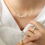 Serenity Horizon Pearl Necklace - Image 3