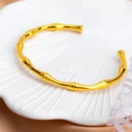 Bamboo Grove Cuff Bracelet - Image 4