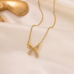Tied Charm Pendant Necklace