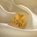 Petal Shine Blossom Adjustable Finger Ring