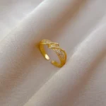 Dazzle Knot Adjustable Ring - Image 3