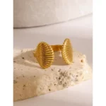 Oceana Shell Adjustable Finger ring - Image 4