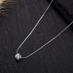 Celestial Diamond Cut Necklace Silver - Image 4