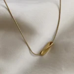 Twist Fold Pendant Necklace - Image 2