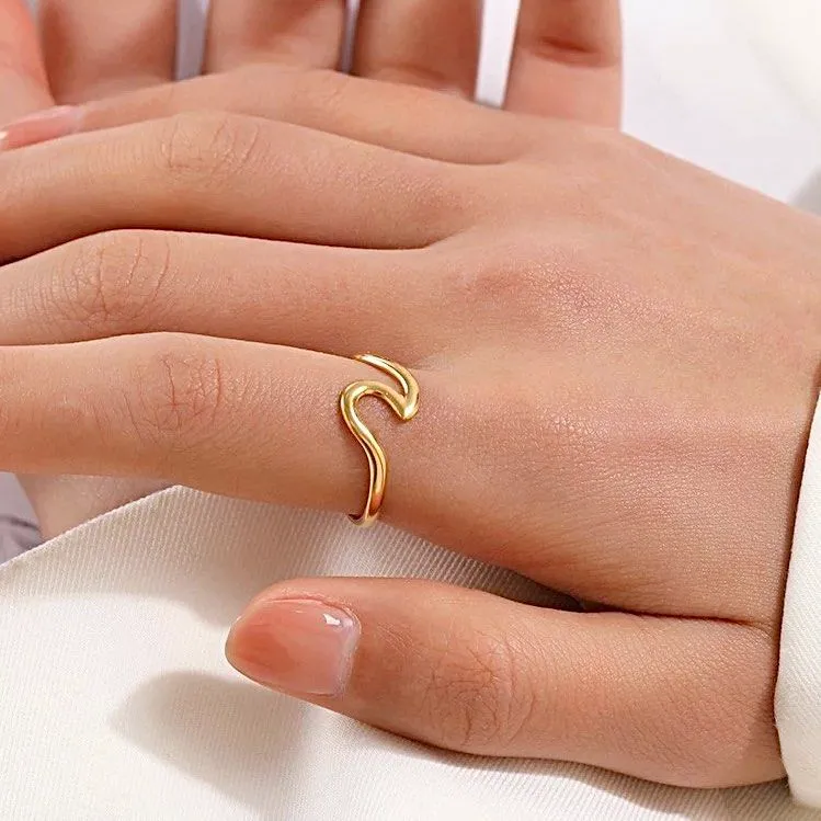 Sunwave Flow Adjustable Ring - Image 4