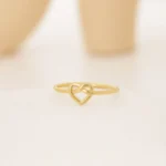 Amara Heartline Adjustable finger Ring - Image 4