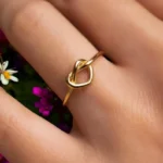 Amara Heartline Adjustable finger Ring - Image 6