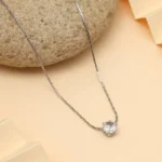 Celestial Diamond Cut Necklace Silver - Image 6